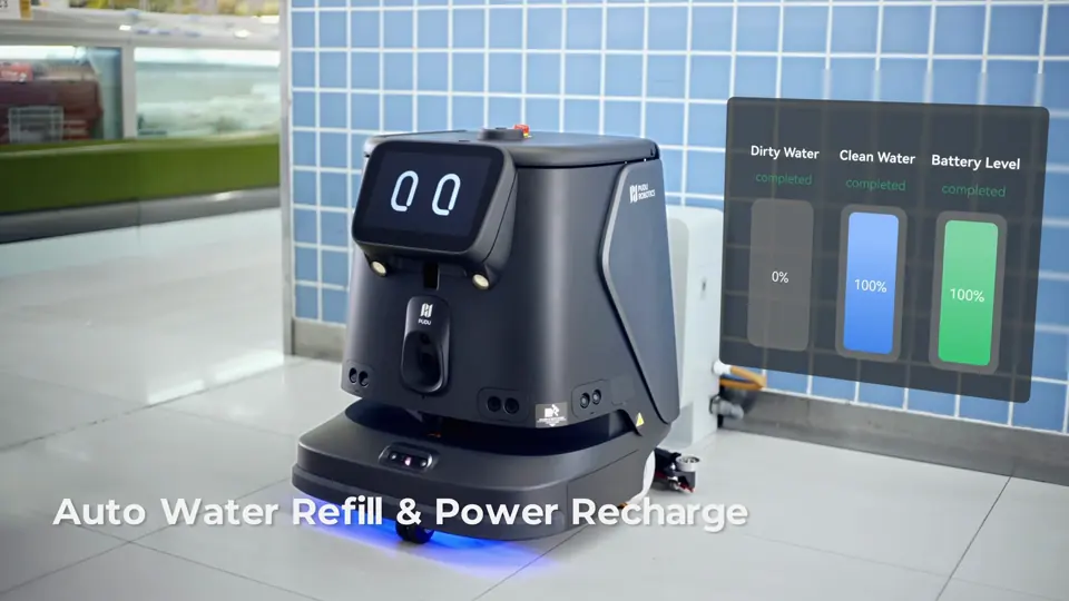 CC1 Pro: Agua y energía para el siguiente turno. Visualización del fabricante.